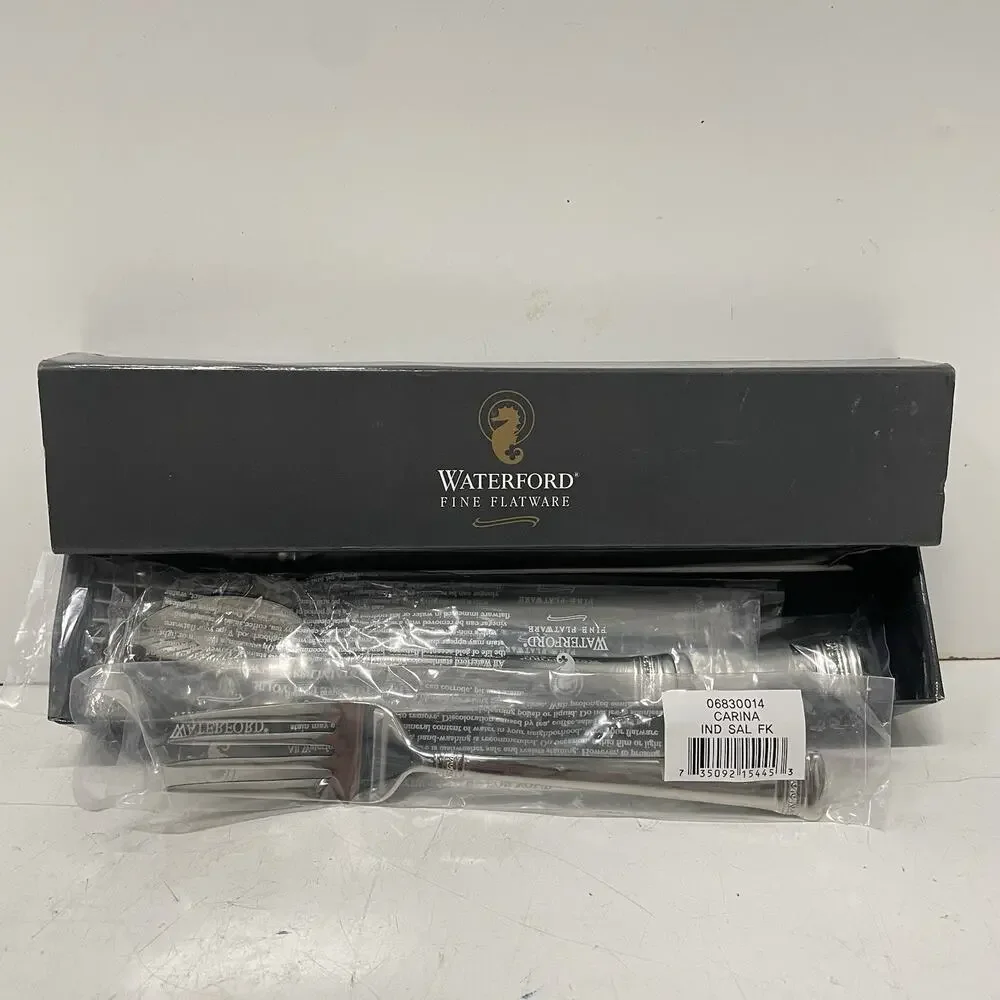 Waterford Carina Matte Flatware 5pc Place Setting 18/10 Stainless NEW Old Stock
